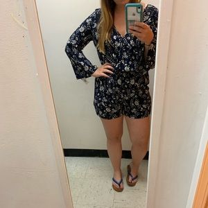 Aeropostale Bell Sleeve Romper